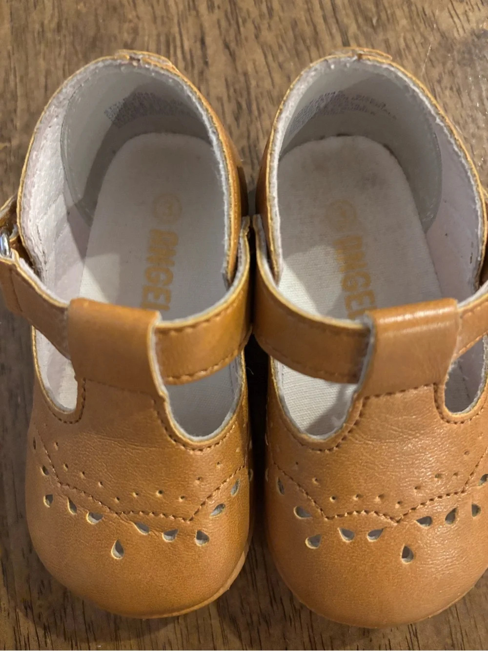Angel T Strap Infant shoes size 2 and 3